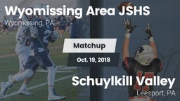 Matchup: Wyomissing vs. Schuylkill Valley  2018