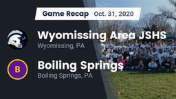 Recap: Wyomissing Area JSHS vs. Boiling Springs  2020