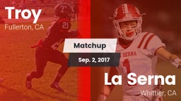 Matchup: Troy vs. La Serna  2017