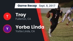 Recap: Troy  vs. Yorba Linda  2017