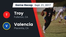 Recap: Troy  vs. Valencia  2017