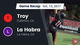Recap: Troy  vs. La Habra  2017
