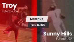 Matchup: Troy vs. Sunny Hills  2017