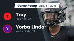 Recap: Troy  vs. Yorba Linda  2018