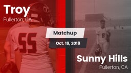 Matchup: Troy vs. Sunny Hills  2018