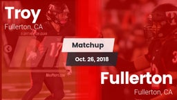 Matchup: Troy vs. Fullerton  2018