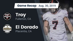 Recap: Troy  vs. El Dorado  2019