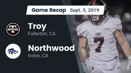 Recap: Troy  vs. Northwood  2019