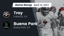 Recap: Troy  vs. Buena Park  2021