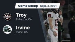 Recap: Troy  vs. Irvine  2021