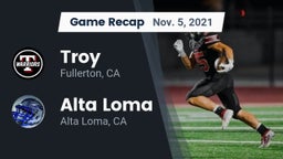 Recap: Troy  vs. Alta Loma  2021