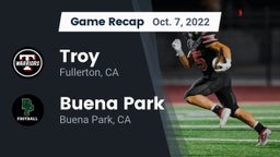 Recap: Troy  vs. Buena Park  2022
