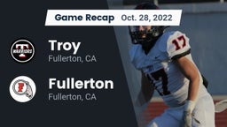Recap: Troy  vs. Fullerton  2022