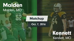 Matchup: Malden vs. Kennett  2016