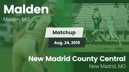 Matchup: Malden vs. New Madrid County Central  2018
