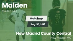 Matchup: Malden vs. New Madrid County Central  2019