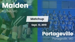 Matchup: Malden vs. Portageville  2019