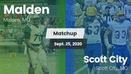Matchup: Malden vs. Scott City  2020