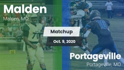 Matchup: Malden vs. Portageville  2020