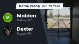 Recap: Malden  vs. Dexter  2020