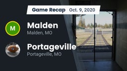 Recap: Malden  vs. Portageville  2020