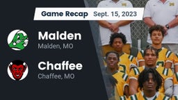 Recap: Malden  vs. Chaffee  2023
