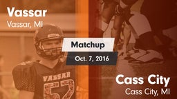 Matchup: Vassar vs. Cass City  2016