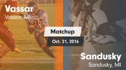 Matchup: Vassar vs. Sandusky  2016