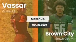 Matchup: Vassar vs. Brown City  2020