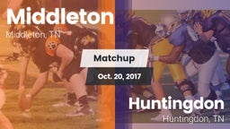 Matchup: Middleton vs. Huntingdon  2017