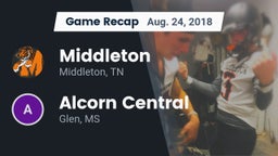 Recap: Middleton  vs. Alcorn Central  2018