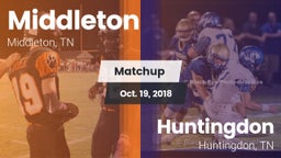 Matchup: Middleton vs. Huntingdon  2018