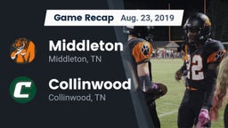Recap: Middleton  vs. Collinwood  2019