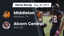 Recap: Middleton  vs. Alcorn Central  2019