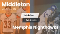 Matchup: Middleton vs. Memphis Nighthawks 2019