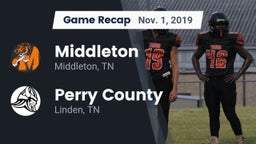 Recap: Middleton  vs. Perry County  2019