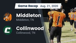 Recap: Middleton  vs. Collinwood  2020
