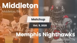 Matchup: Middleton vs. Memphis Nighthawks 2020