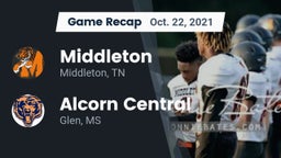 Recap: Middleton  vs. Alcorn Central  2021