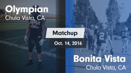 Matchup: Olympian vs. Bonita Vista  2016