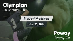 Matchup: Olympian vs. Poway  2016