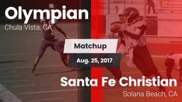 Matchup: Olympian vs. Santa Fe Christian  2017