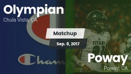 Matchup: Olympian vs. Poway  2017