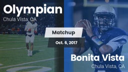 Matchup: Olympian vs. Bonita Vista  2017