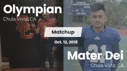 Matchup: Olympian vs. Mater Dei  2018