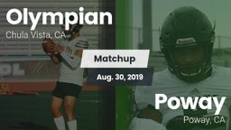 Matchup: Olympian vs. Poway  2019