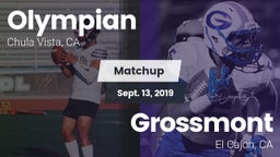 Matchup: Olympian vs. Grossmont  2019