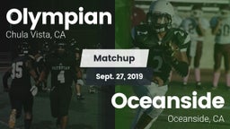 Matchup: Olympian vs. Oceanside  2019