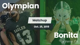 Matchup: Olympian vs. Bonita  2019