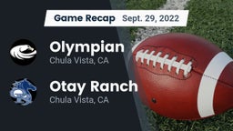 Recap: Olympian  vs. Otay Ranch  2022